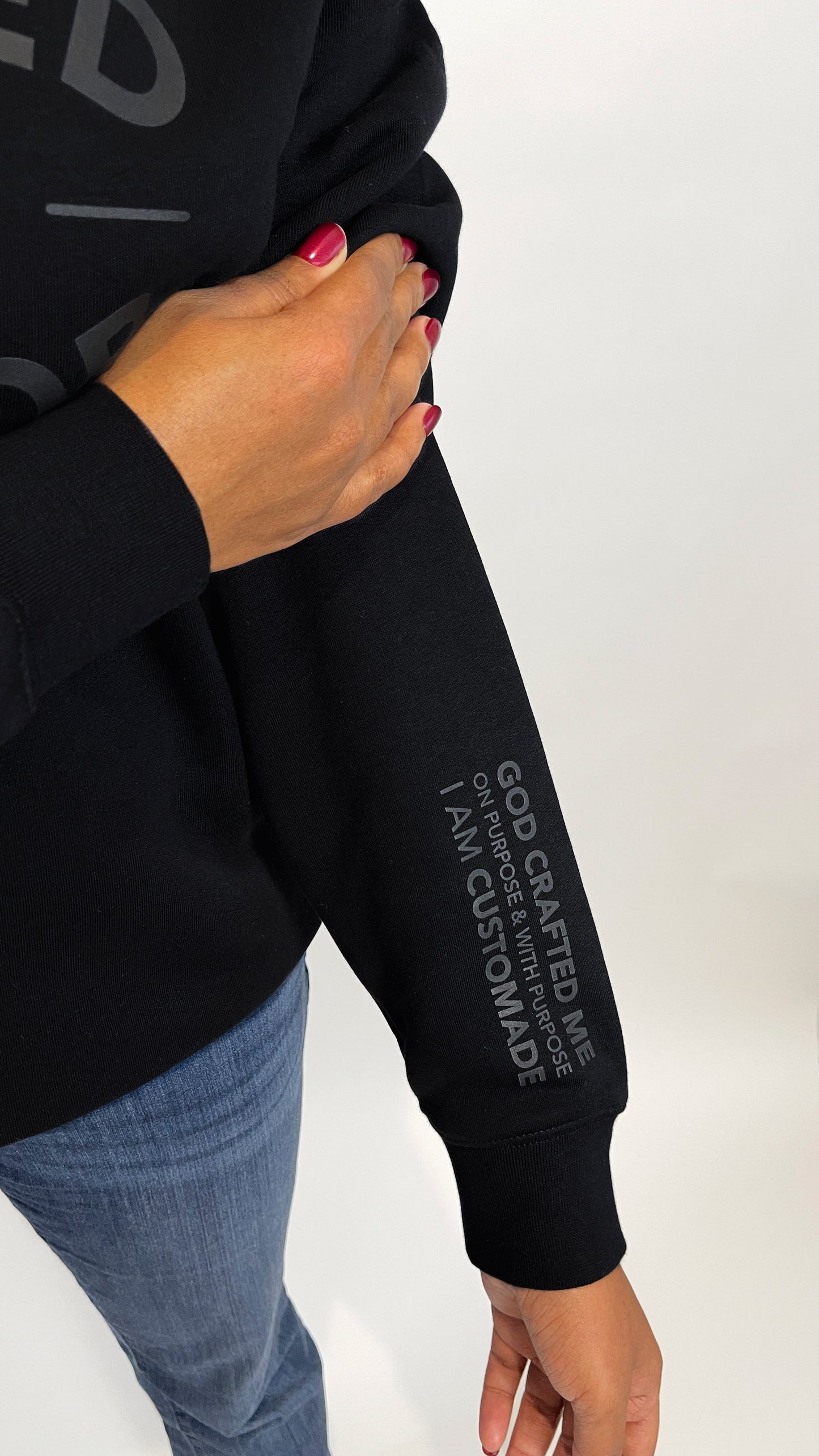 Crafted By The Creator Blackout Sweatshirt