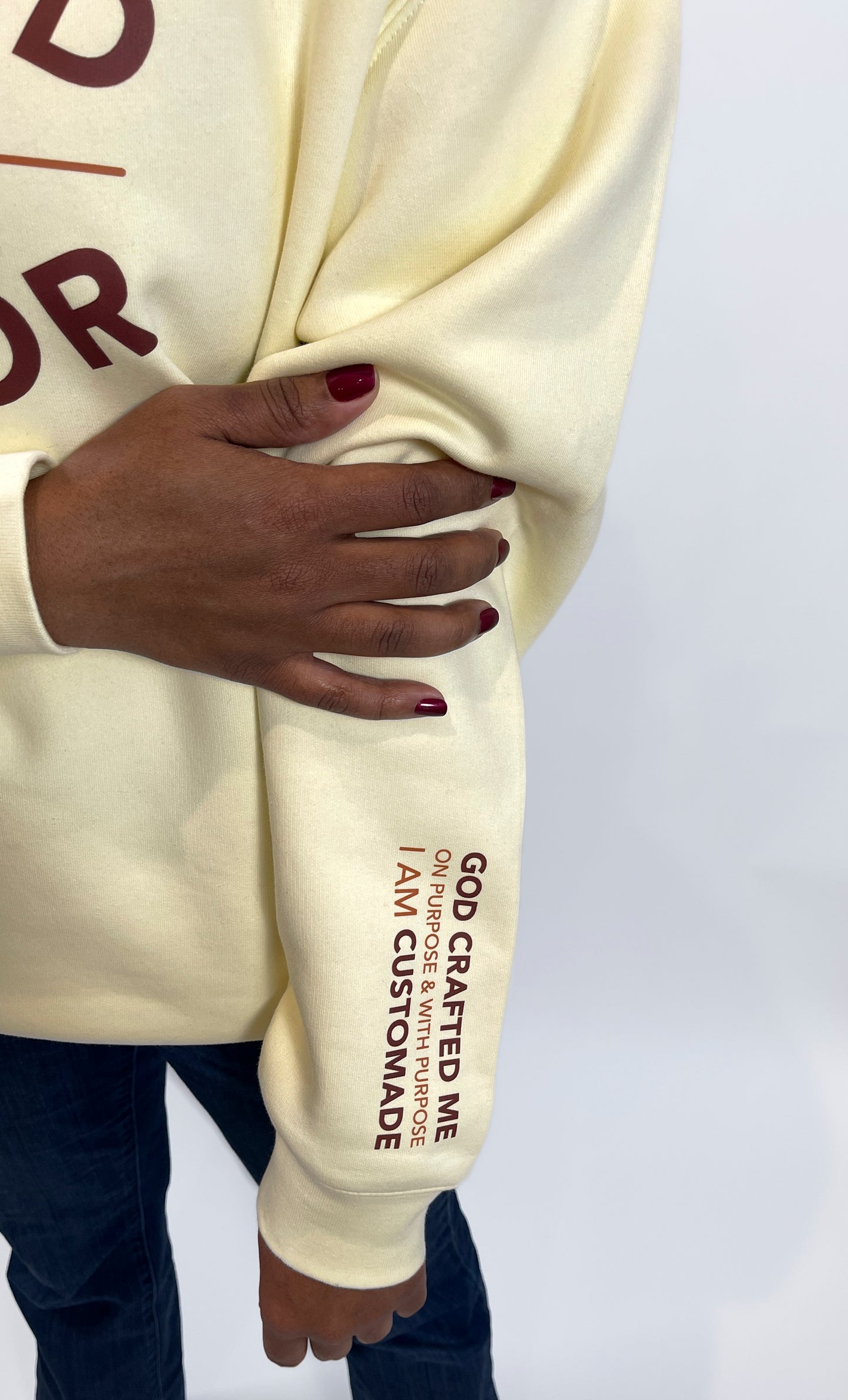 Crafted By The Creator Butter Sweatshirt