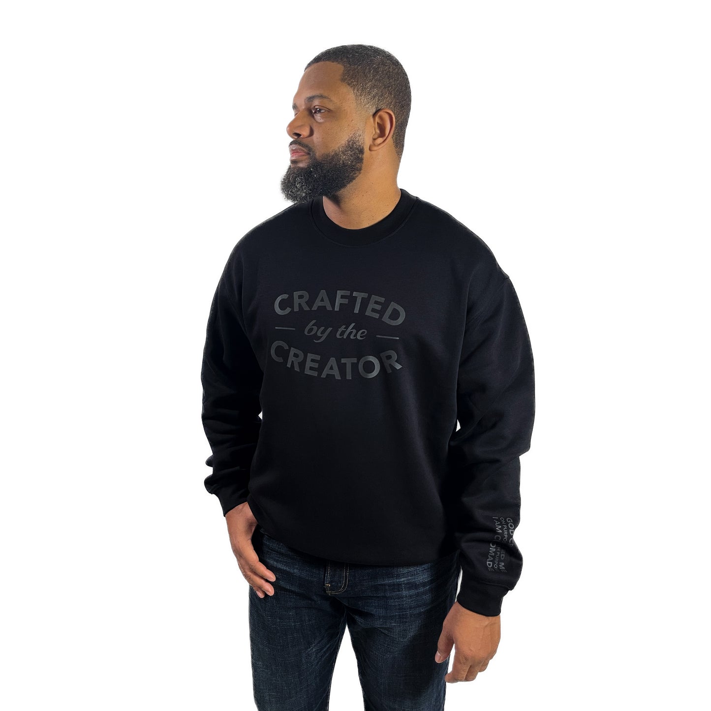 Crafted By The Creator Blackout Sweatshirt