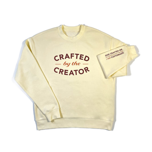 Crafted By The Creator Butter Sweatshirt